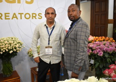 Sunil Chaudhari with Peter Kagia of Schreurs.